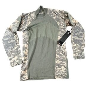 Massif Army Combat Shirt ACS Mens Medium Digital Camo Flame Resistant New NWT